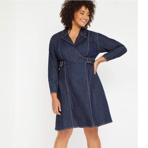 NWT ELOQUII Denim Dress